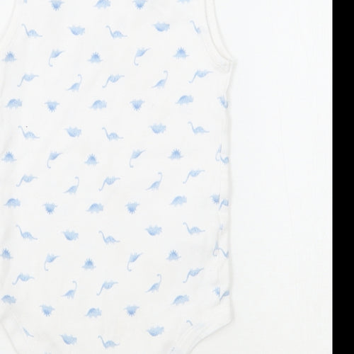 TU Baby White Animal Print  Babygrow One-Piece Size 18-24 Months