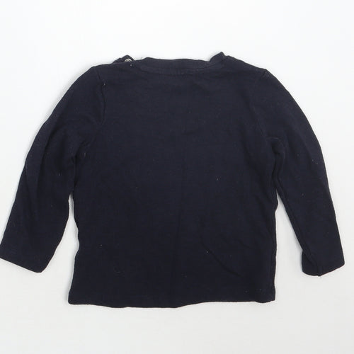 F&F Girls Blue   Pullover Jumper Size 9-12 Months