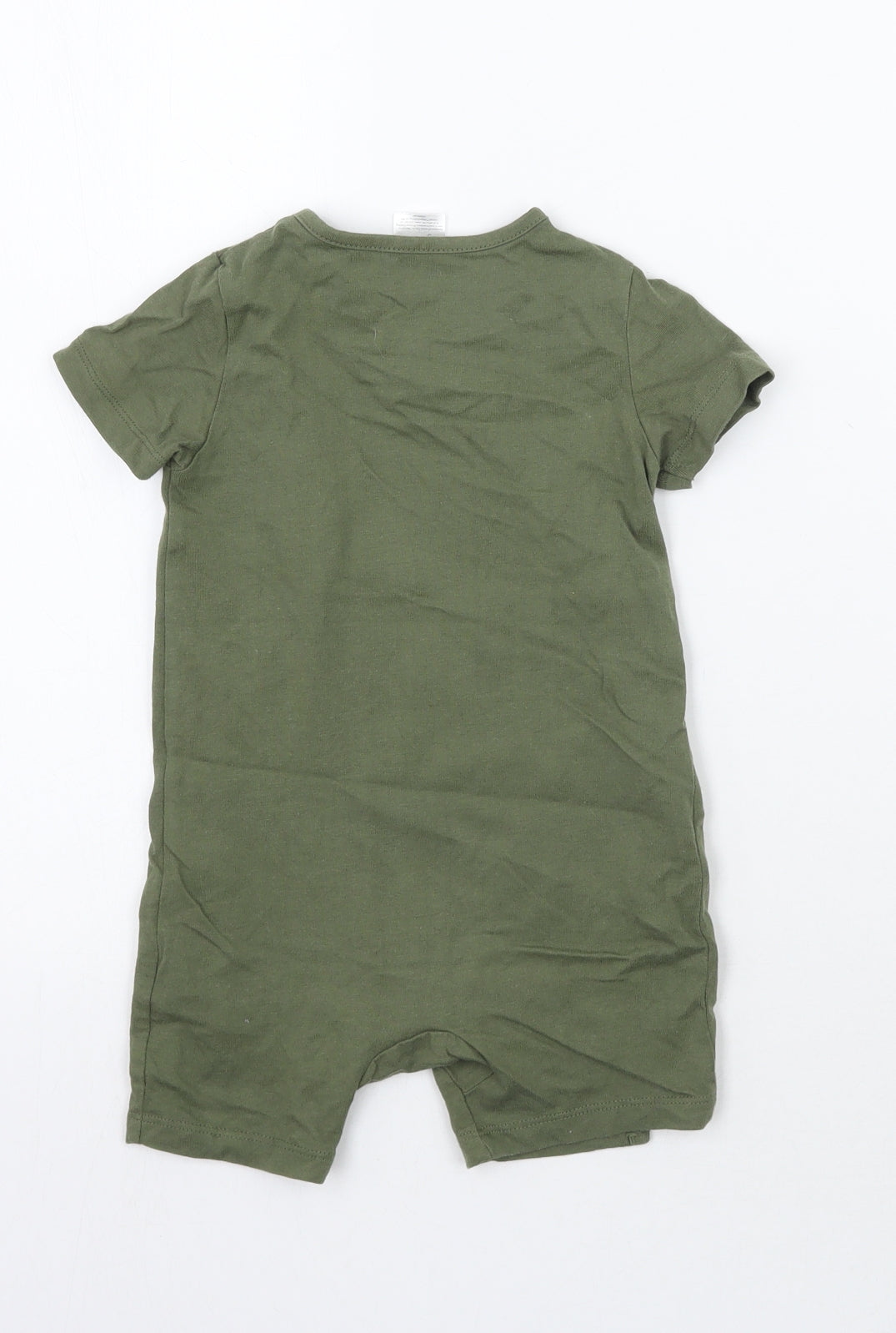 F&F Baby Green Animal Print  Babygrow One-Piece Size 9-12 Months