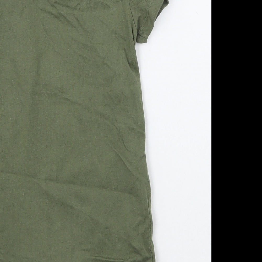 F&F Baby Green Animal Print  Babygrow One-Piece Size 9-12 Months