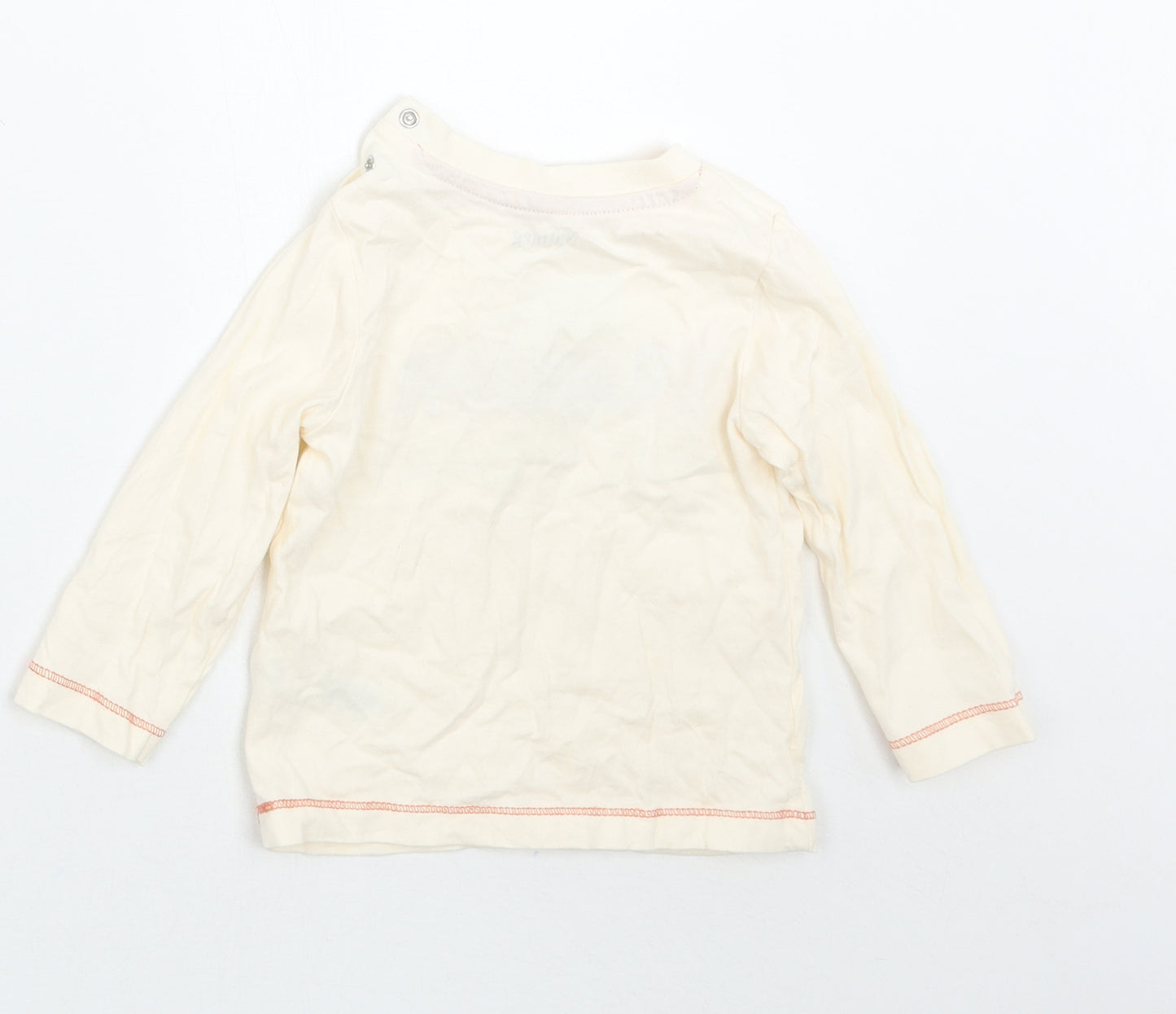 Nutmegt Baby Ivory   Pullover T-Shirt Size 9-12 Months