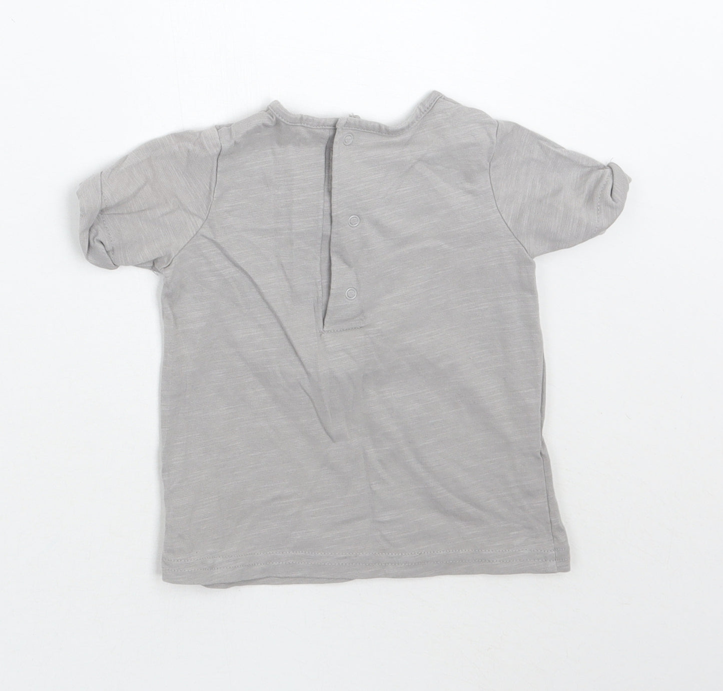 Mammas & Pappas Baby Grey   Basic T-Shirt Size 9-12 Months