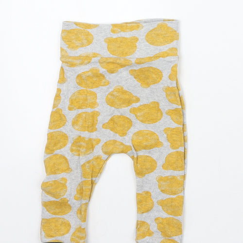 Nutmeg Baby Yellow Geometric  Sweatpants Trousers Size 9-12 Months
