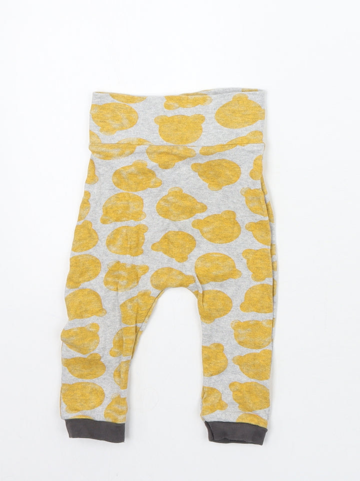 Nutmeg Baby Yellow Geometric Sweatpants Trousers Size 9-12 Months