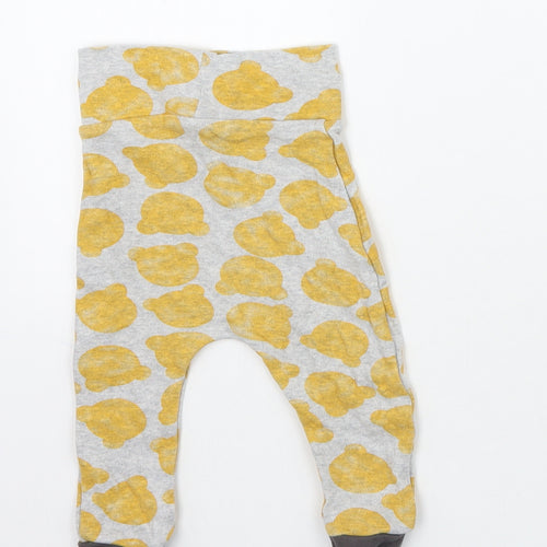 Nutmeg Baby Yellow Geometric  Sweatpants Trousers Size 9-12 Months