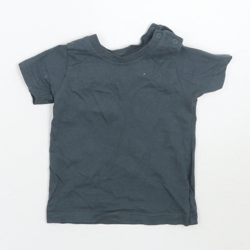 Nutmeg Baby Grey   Basic T-Shirt Size 9-12 Months