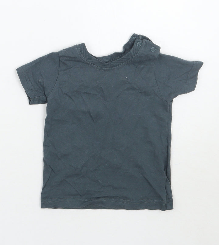 Nutmeg Baby Grey Basic T-Shirt Size 9-12 Months
