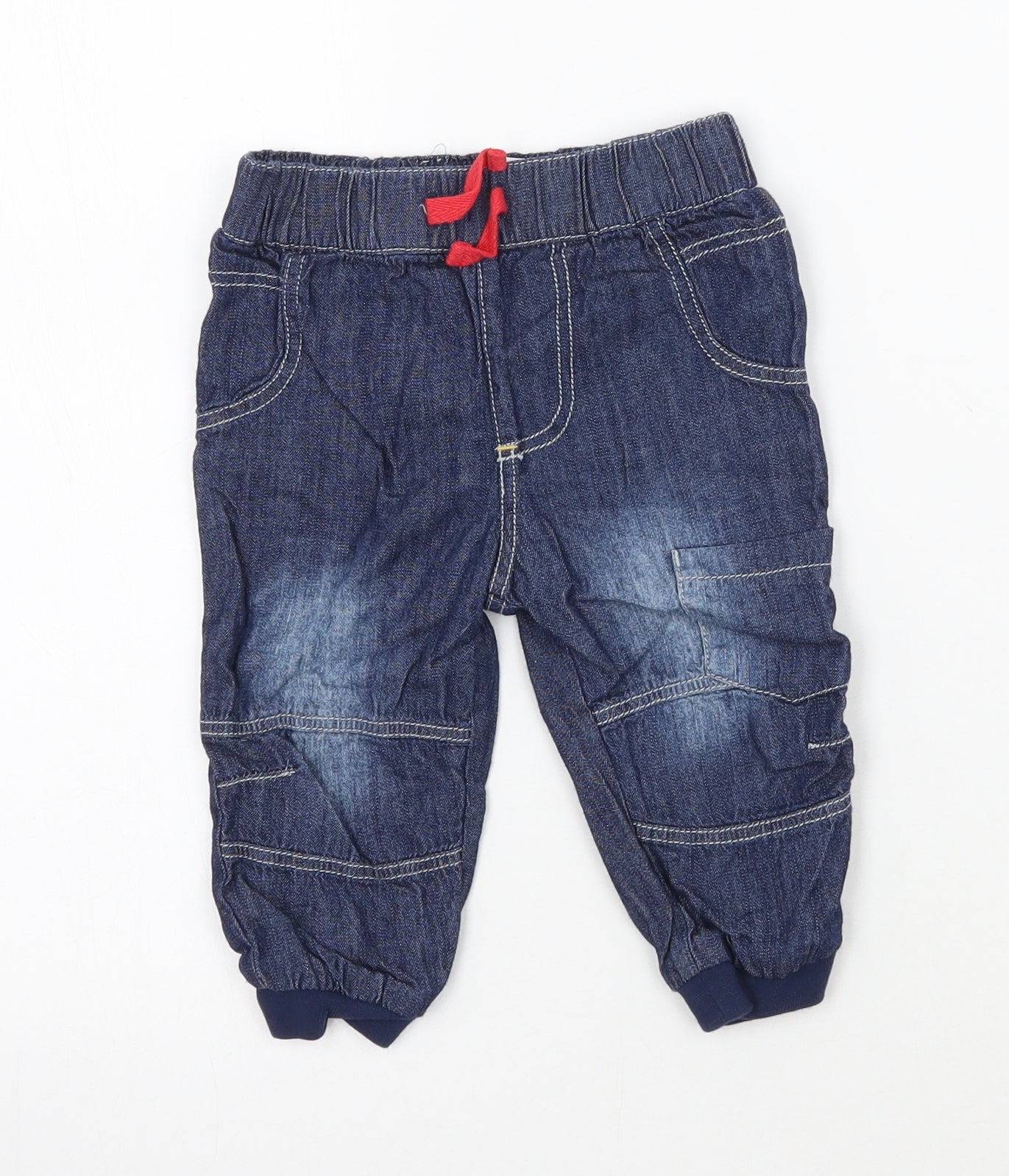 TU Boys Blue   Capri Jeans Size 6-9 Months