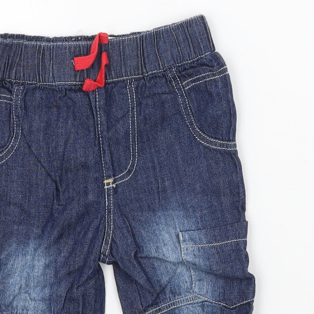 TU Boys Blue   Capri Jeans Size 6-9 Months