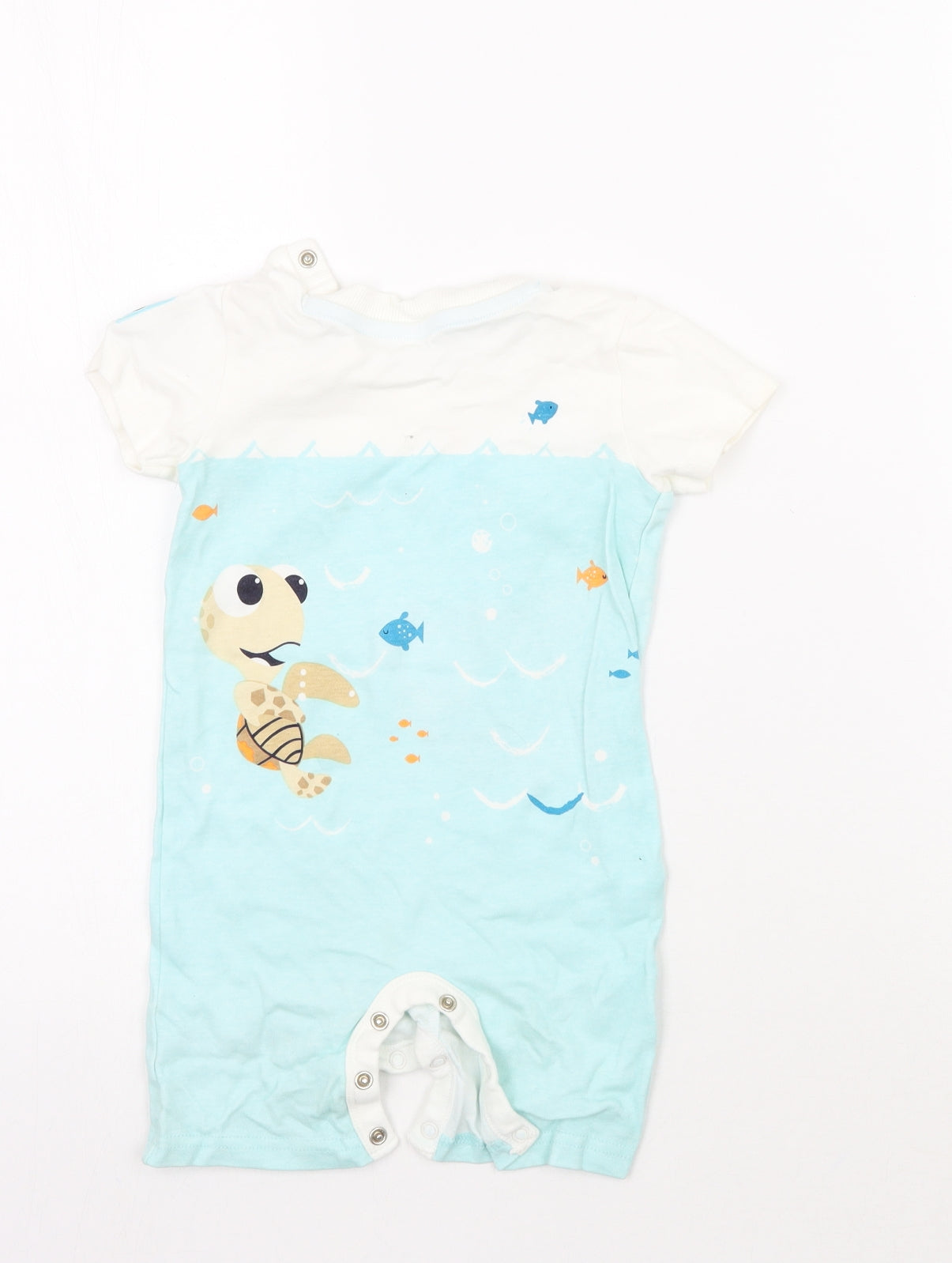 George Baby Blue   Babygrow One-Piece Size 9-12 Months