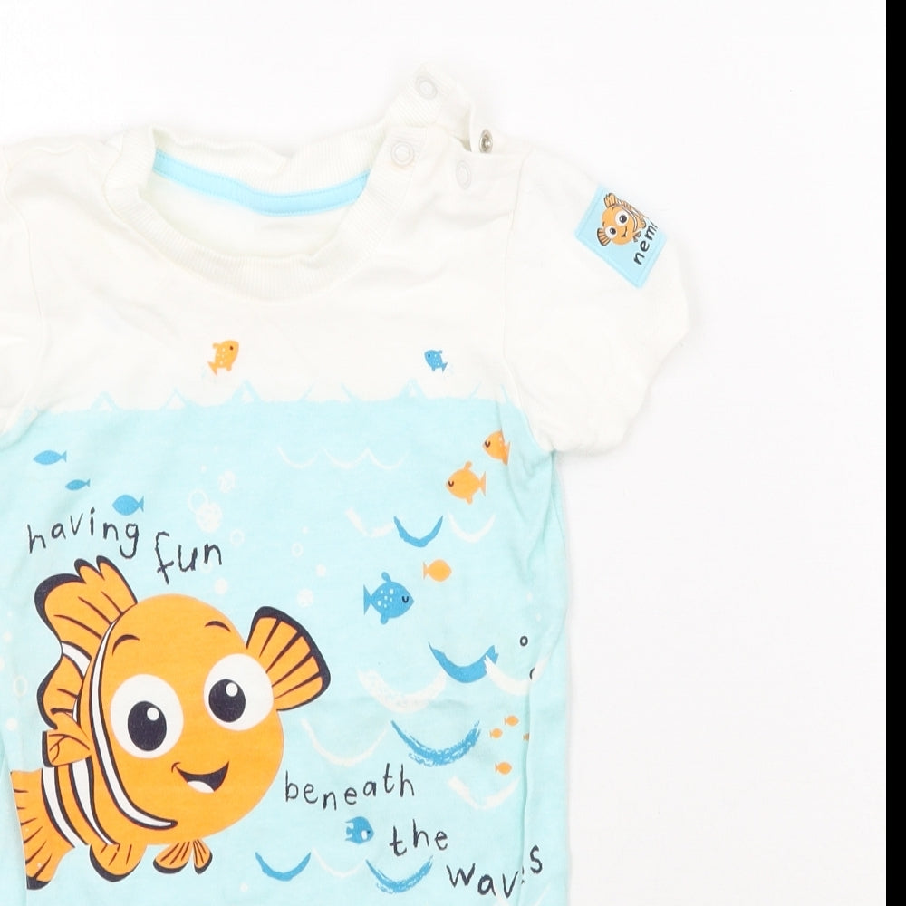 George Baby Blue   Babygrow One-Piece Size 9-12 Months