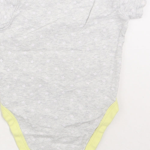 Mini Club Baby Grey Geometric  Babygrow One-Piece Size 12-18 Months