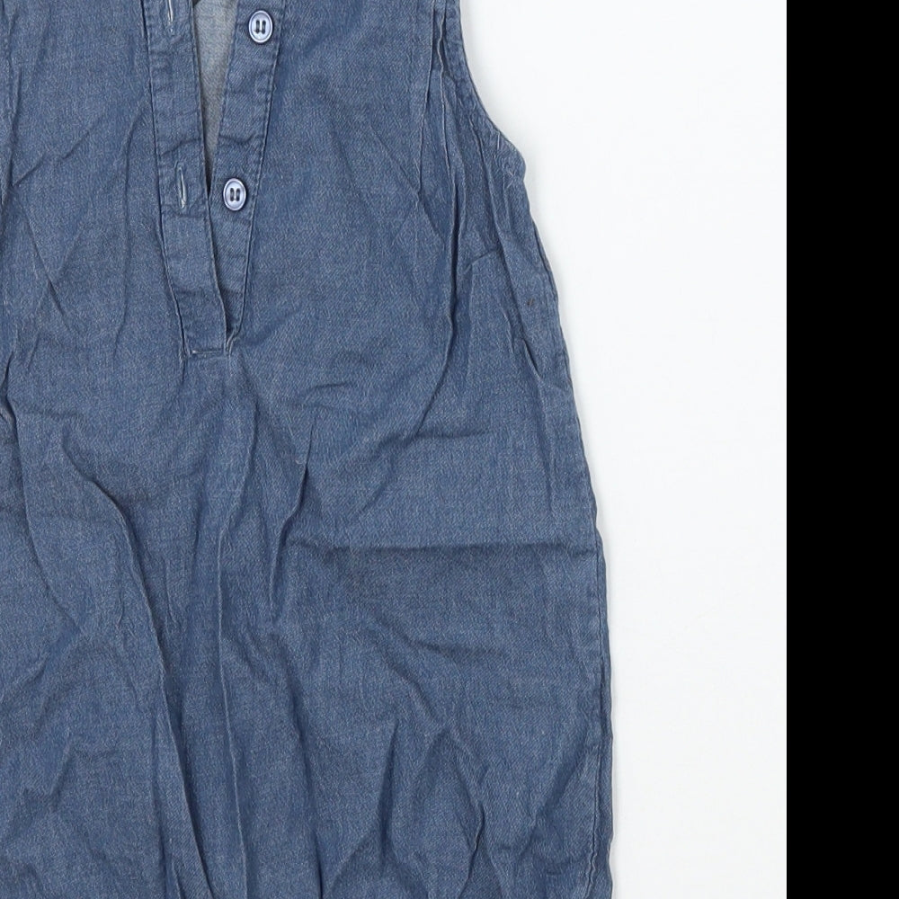 NEXT Girls Blue   Babygrow One-Piece Size 6-9 Months