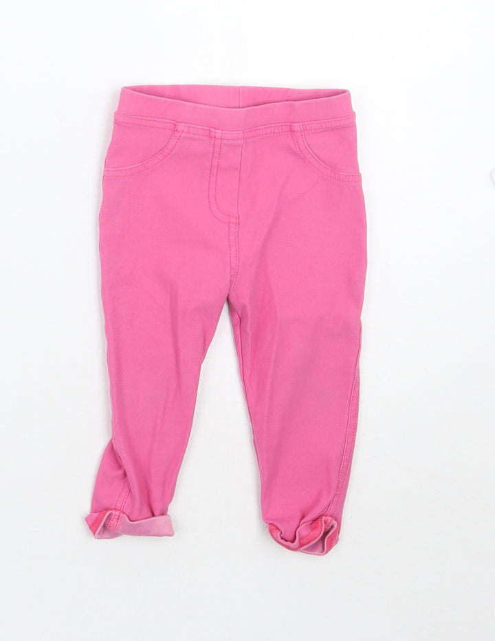 Matalan Baby Pink Capri Trousers Size 9-12 Months