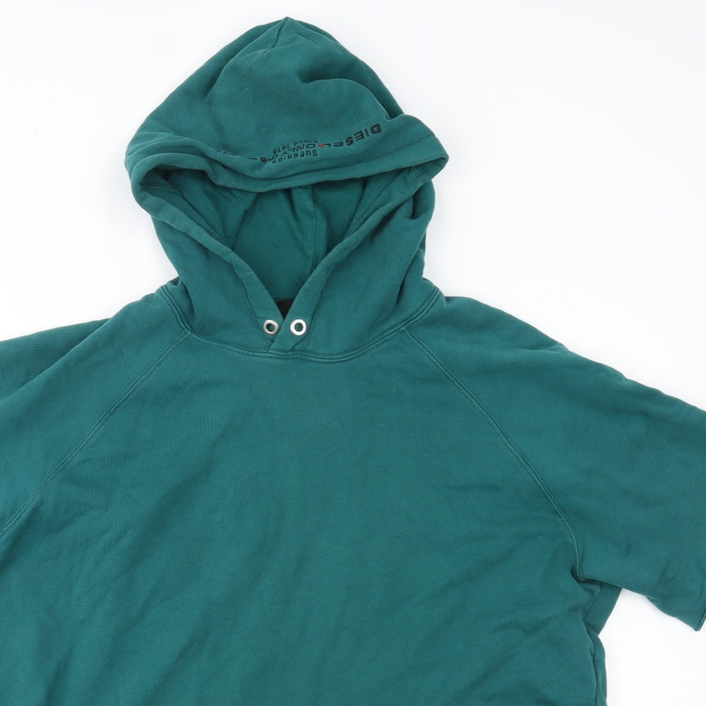 Diesel Mens Green   Pullover Hoodie Size XL