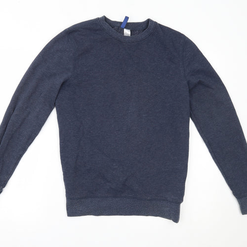 H&M Mens Blue   Pullover Sweatshirt Size XS