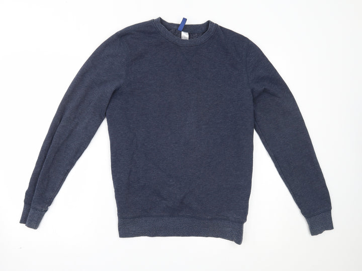 H&M Mens Blue   Pullover Sweatshirt Size XS