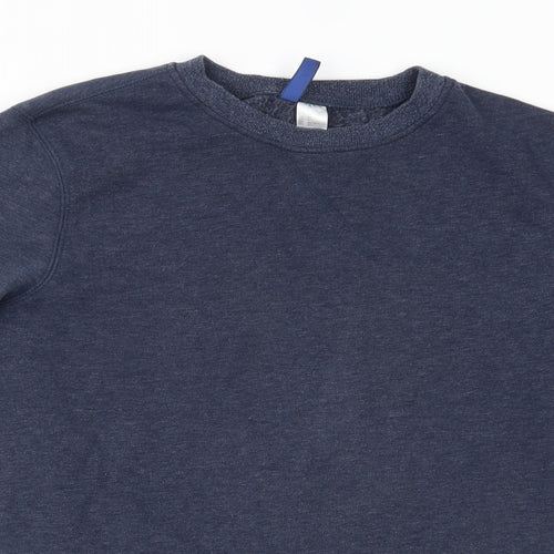H&M Mens Blue   Pullover Sweatshirt Size XS