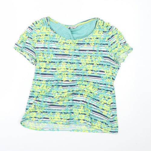Marks and Spencer Womens Green   Basic T-Shirt Size 10