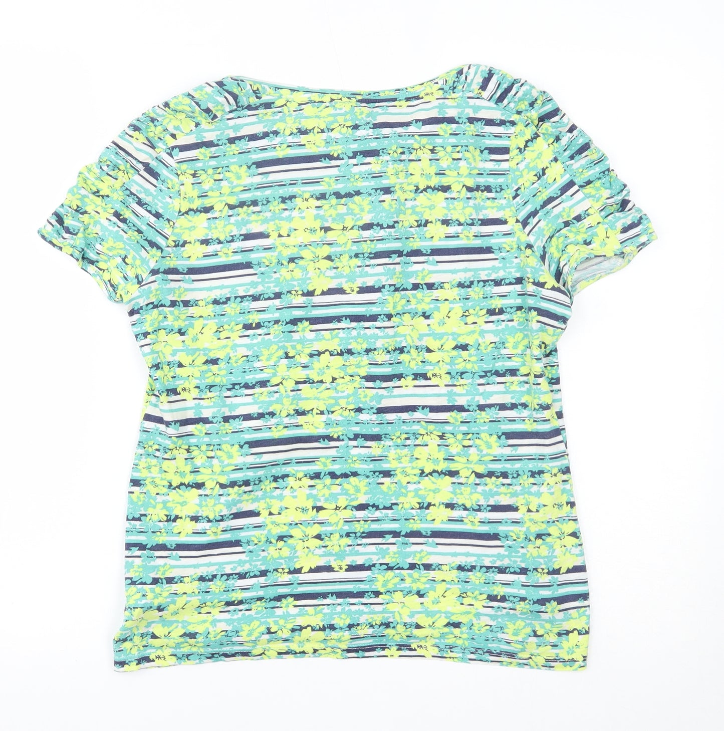 Marks and Spencer Womens Green   Basic T-Shirt Size 10