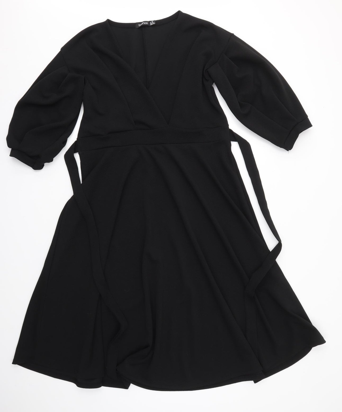 Boohoo Womens Black   A-Line  Size 20