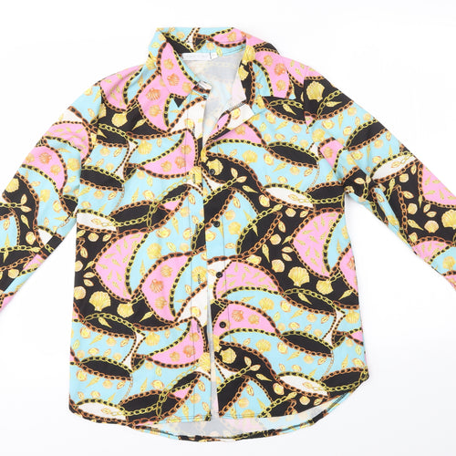 Preworn Mens Multicoloured    Button-Up Size S