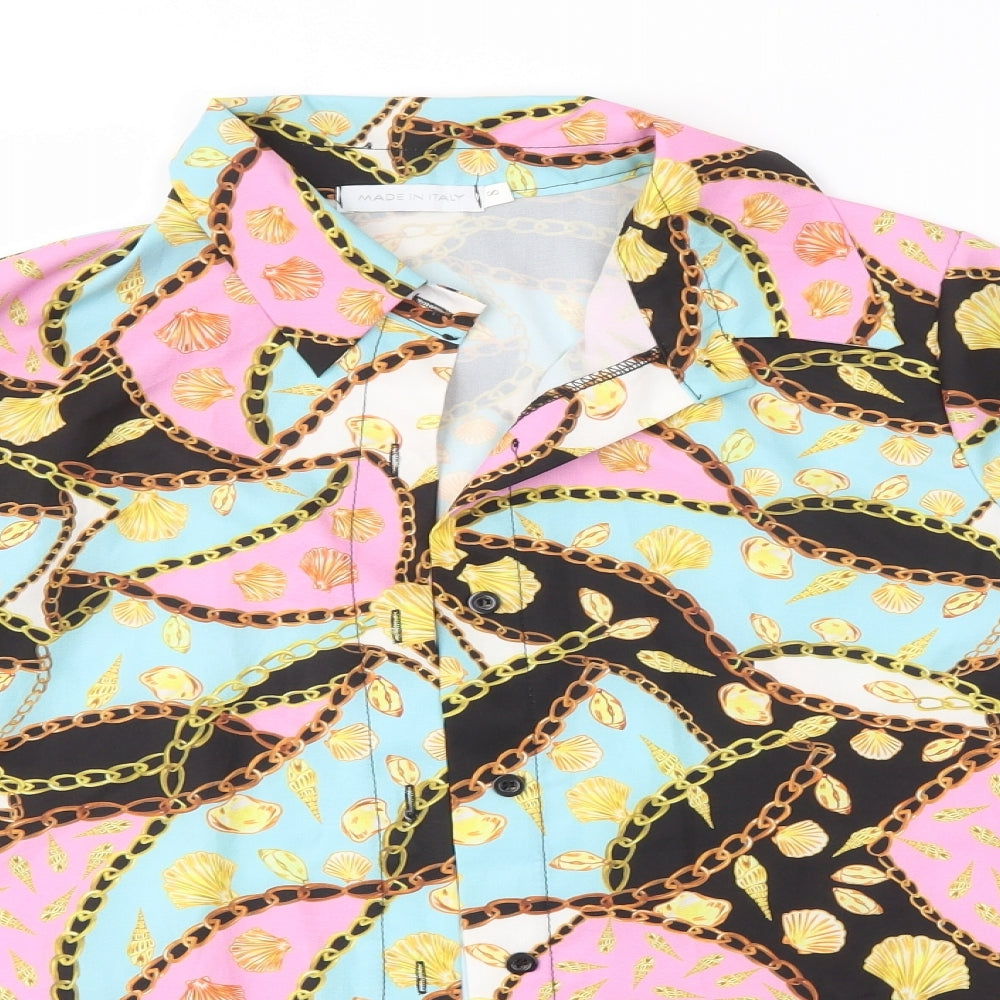 Preworn Mens Multicoloured    Button-Up Size S