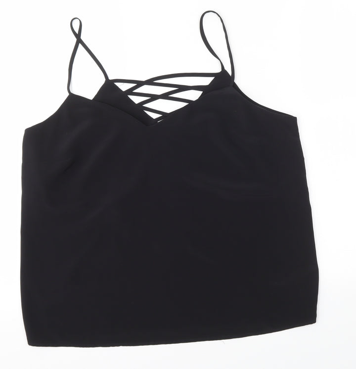 New Look Womens Black   Basic Blouse Size 14