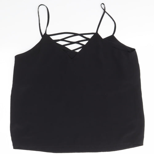 New Look Womens Black   Basic Blouse Size 14