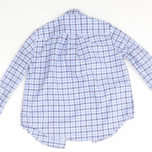 Ralph Lauren  Boys Blue Check  Basic Button-Up Size 4 Years