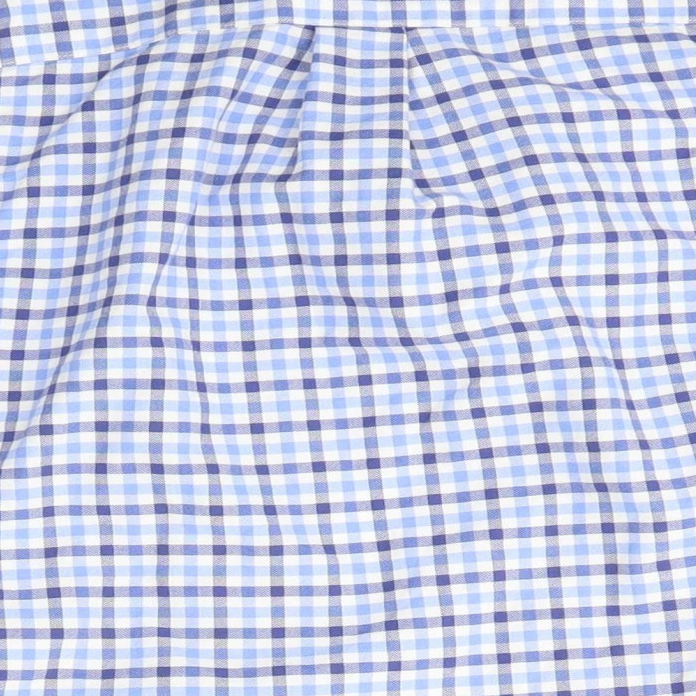 Ralph Lauren  Boys Blue Check  Basic Button-Up Size 4 Years
