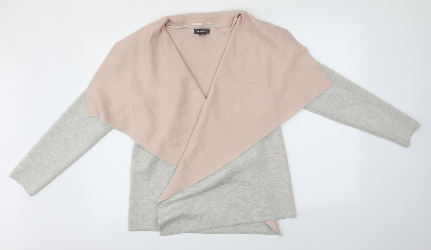 Primark Womens Grey   Cardigan Jumper Size S