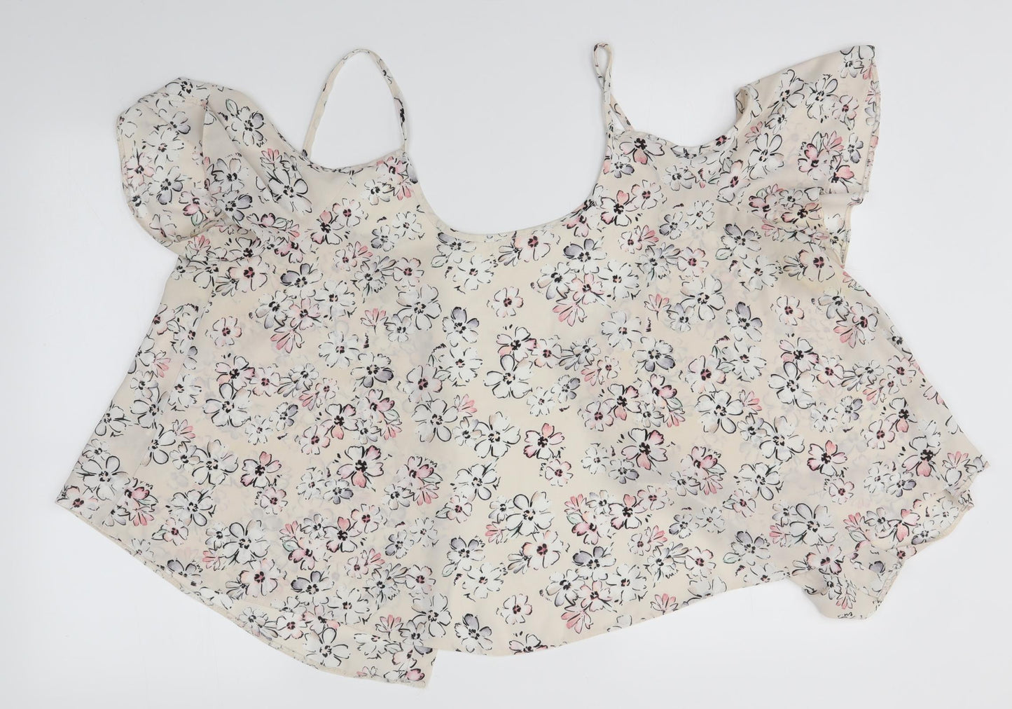 Primark Womens Multicoloured Floral  Basic Button-Up Size 20