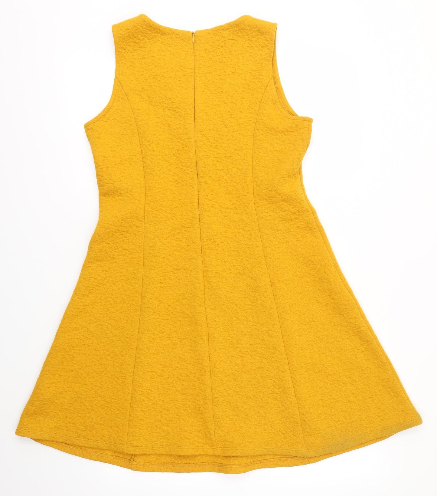 M&S Womens Yellow   A-Line  Size 14