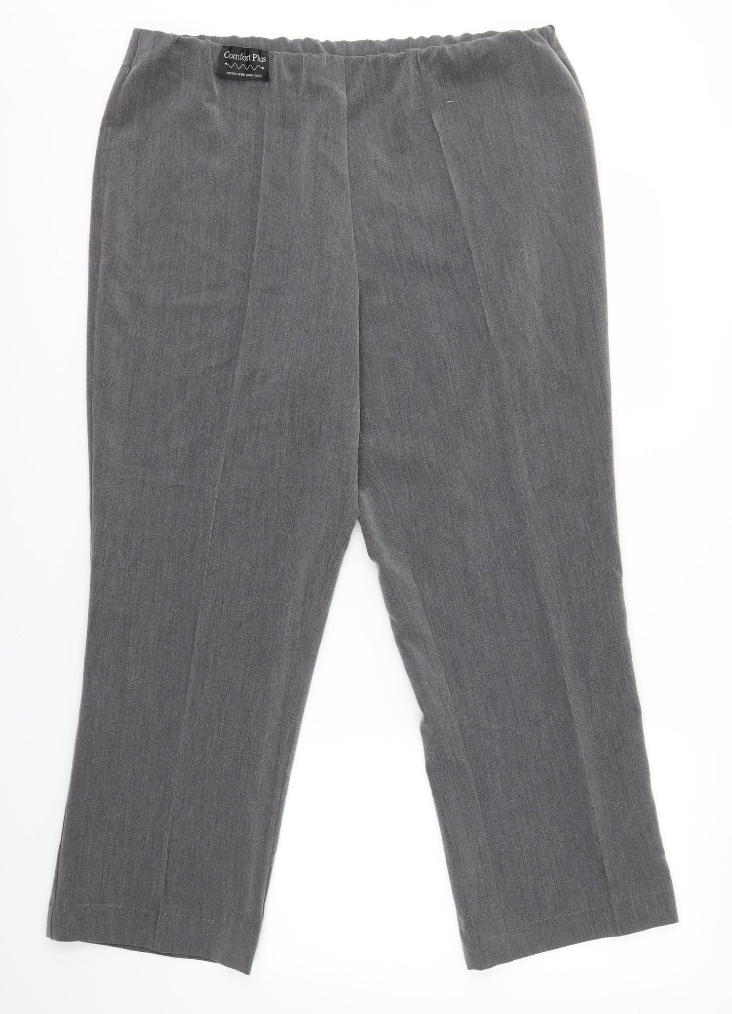 Vida Vi Womens Grey   Dress Pants Trousers Size 16 L26 in