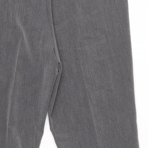 Vida Vi Womens Grey   Dress Pants Trousers Size 16 L26 in