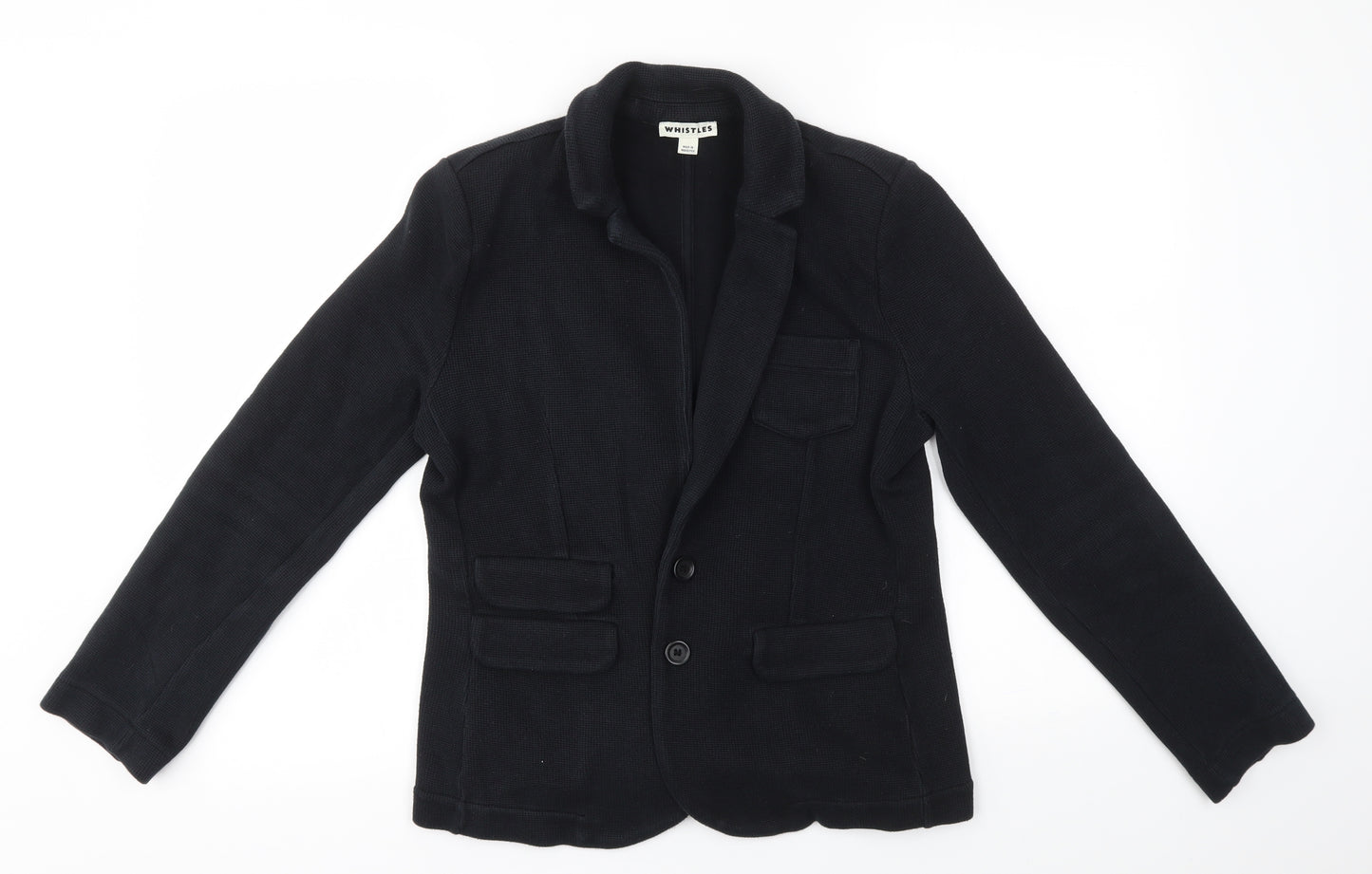 Whistles Womens Black   Jacket  Size 10