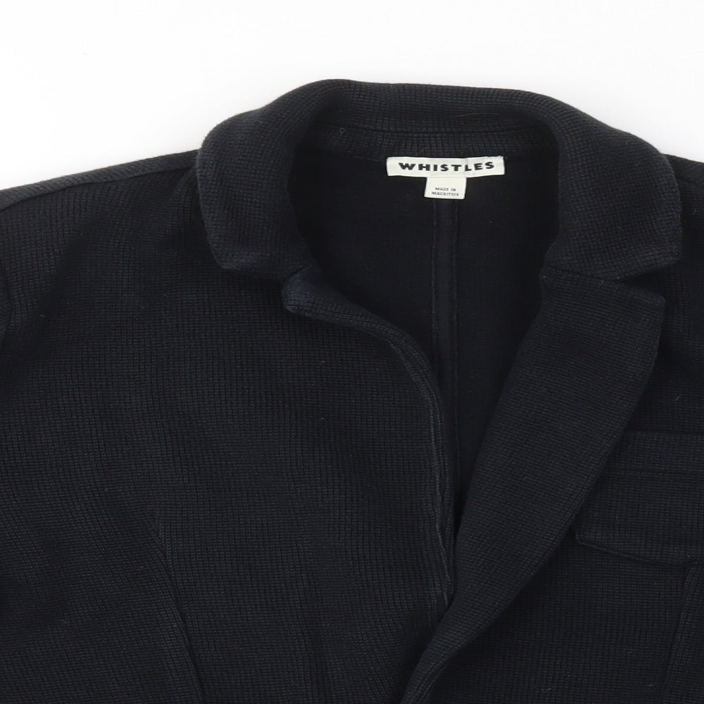 Whistles Womens Black   Jacket  Size 10