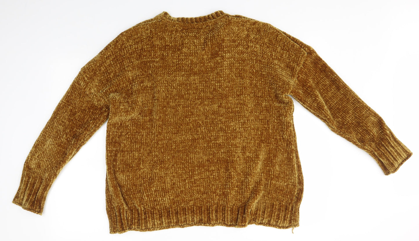 Matalan Womens Orange   Pullover Jumper Size M