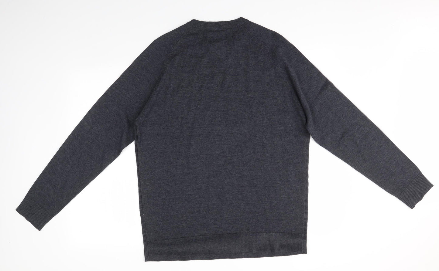 Ridge & Co Mens Grey   Pullover Jumper Size L