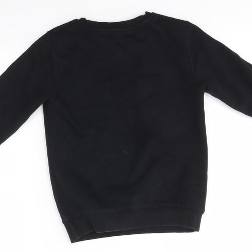 George Boys Black   Pullover Jumper Size 8-9 Years