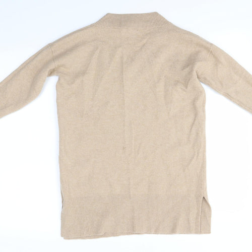 Woolovers Womens Beige   Pullover Jumper Size S