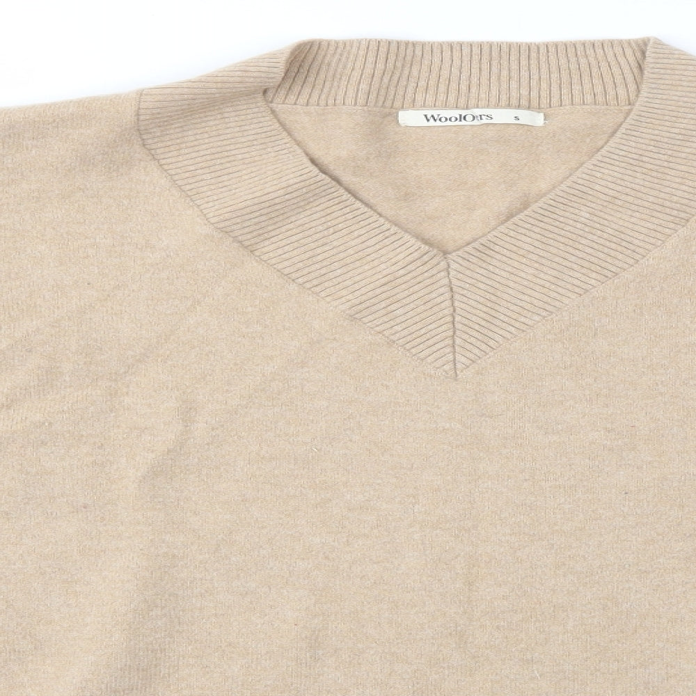 Woolovers Womens Beige   Pullover Jumper Size S