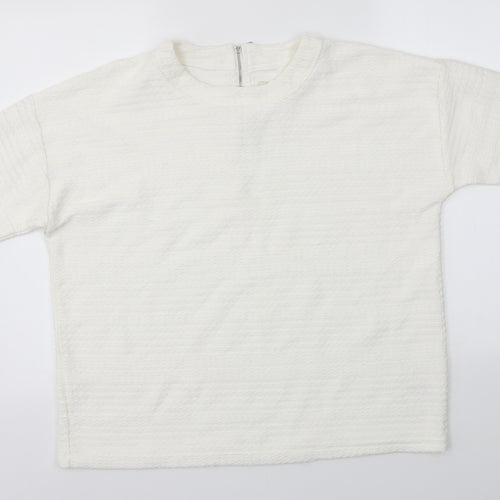 Matalan Womens White   Pullover Jumper Size 16