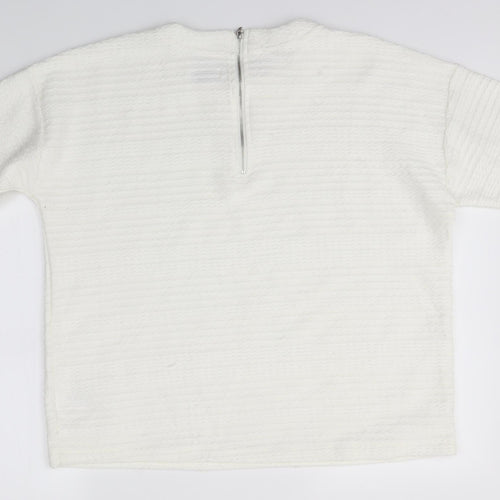 Matalan Womens White   Pullover Jumper Size 16