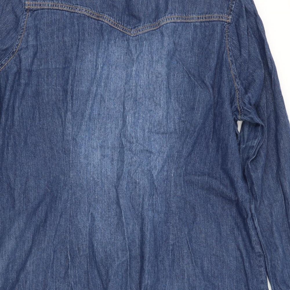TU Womens Blue   Shirt Dress  Size 18  - Denim Dress