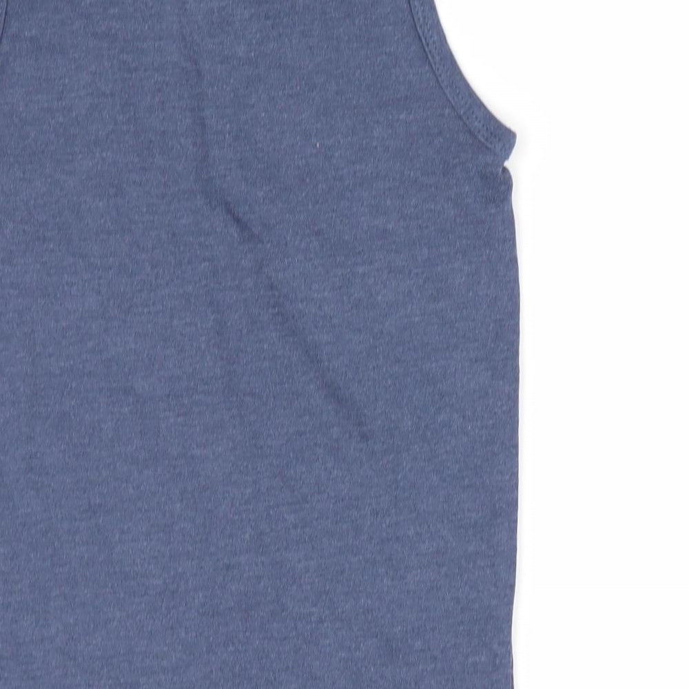 Primark Boys Blue   Basic Tank Size 5-6 Years  - Santa Cruz Co