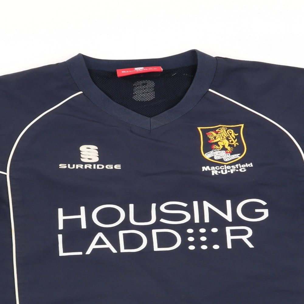 Surridge Mens Blue   Pullover Casual   - Macclesfield RUFC