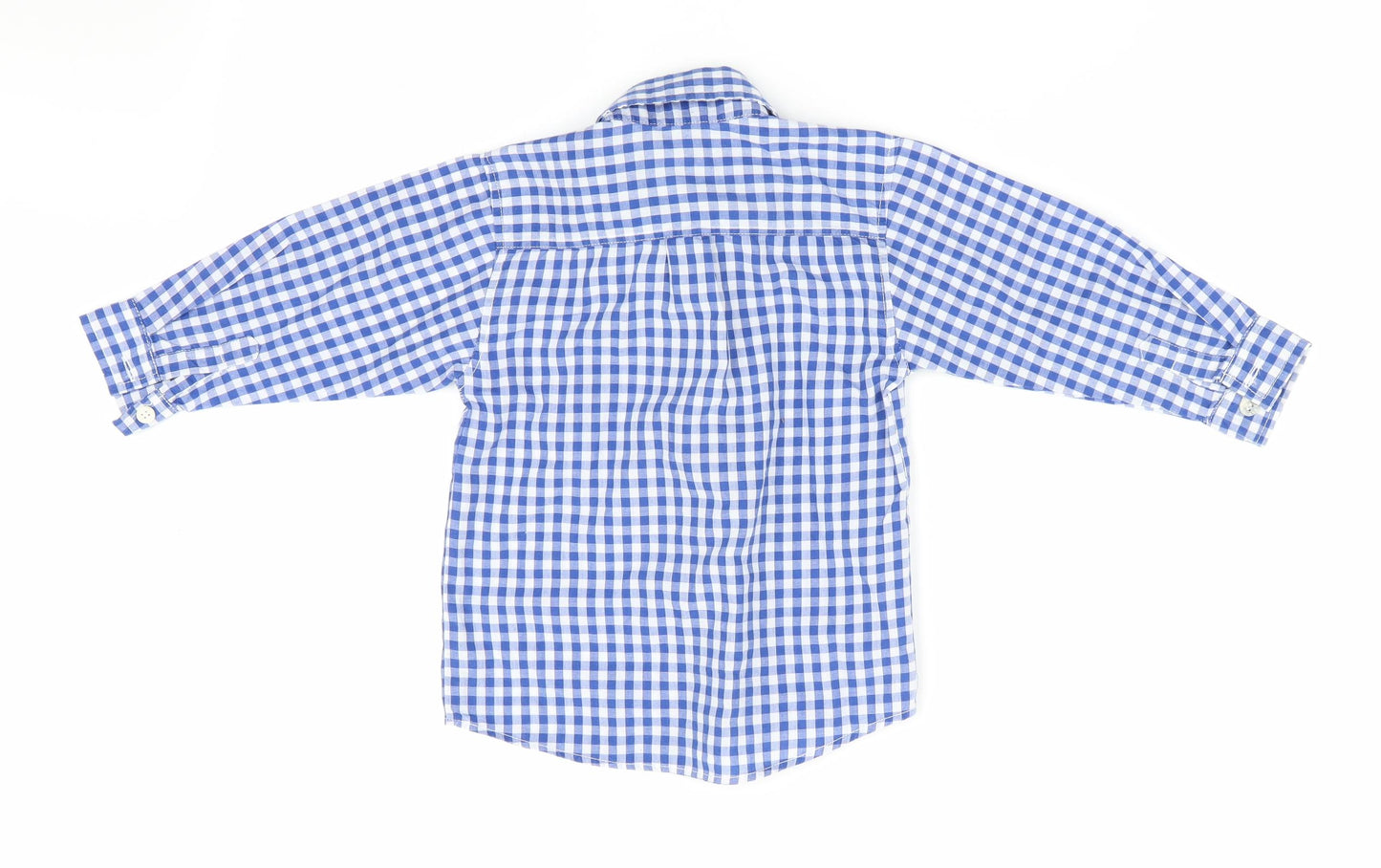 Polo Ralph Lauren Boys Blue Check  Basic Button-Up