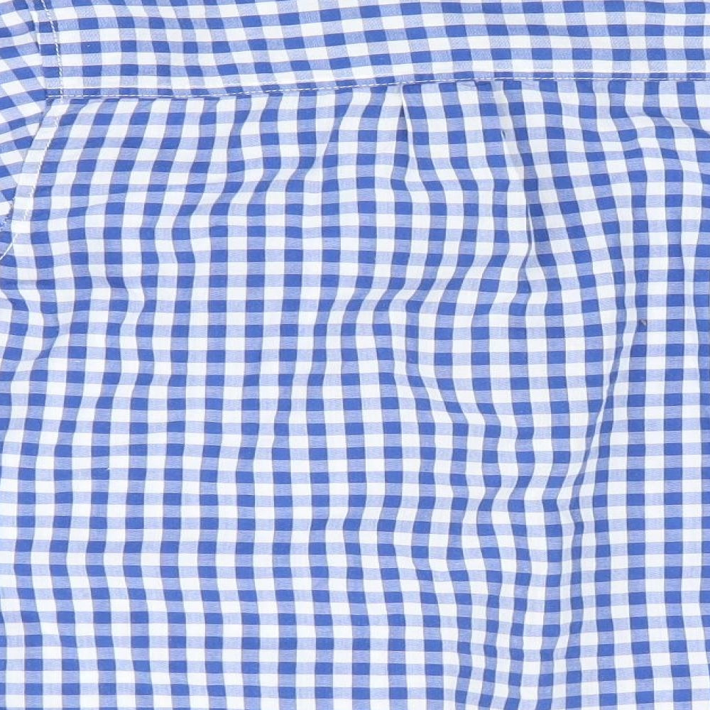Polo Ralph Lauren Boys Blue Check  Basic Button-Up